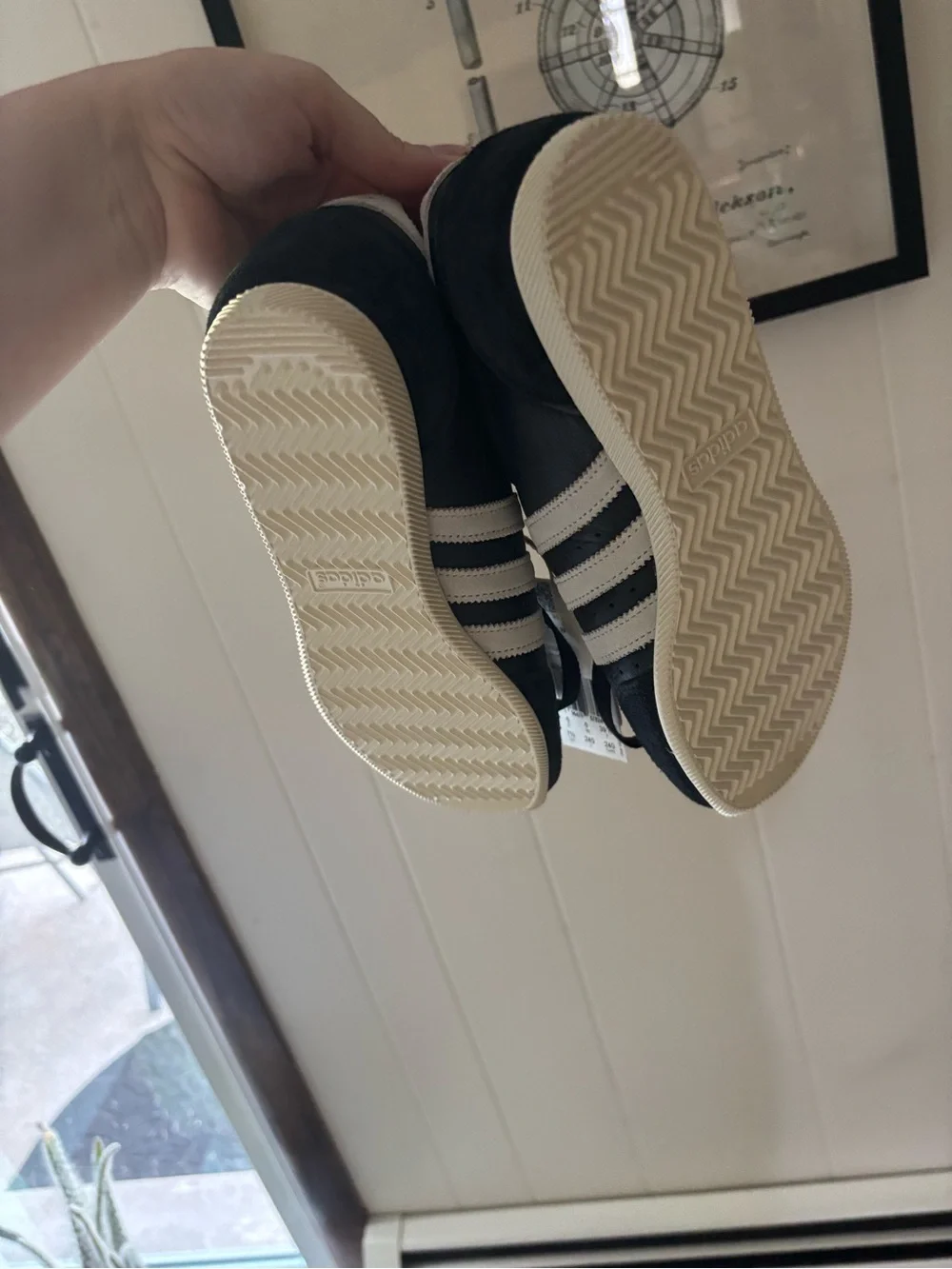 Adidas Japan Black with White Stripes Samba Sneakers - Picture 3 of 7